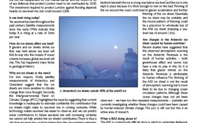 Antarctica and sea-level rise thumbnail