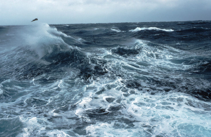 Rough seas of the Southern ocean