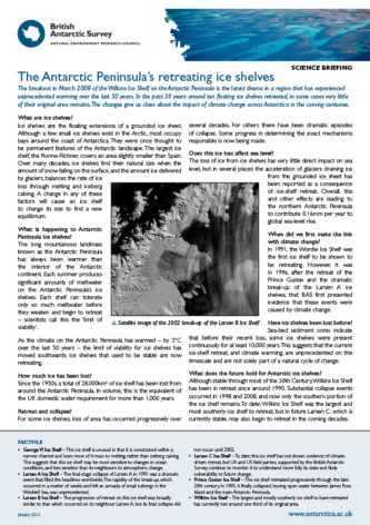 Retreating ice shelves briefing thumbnail