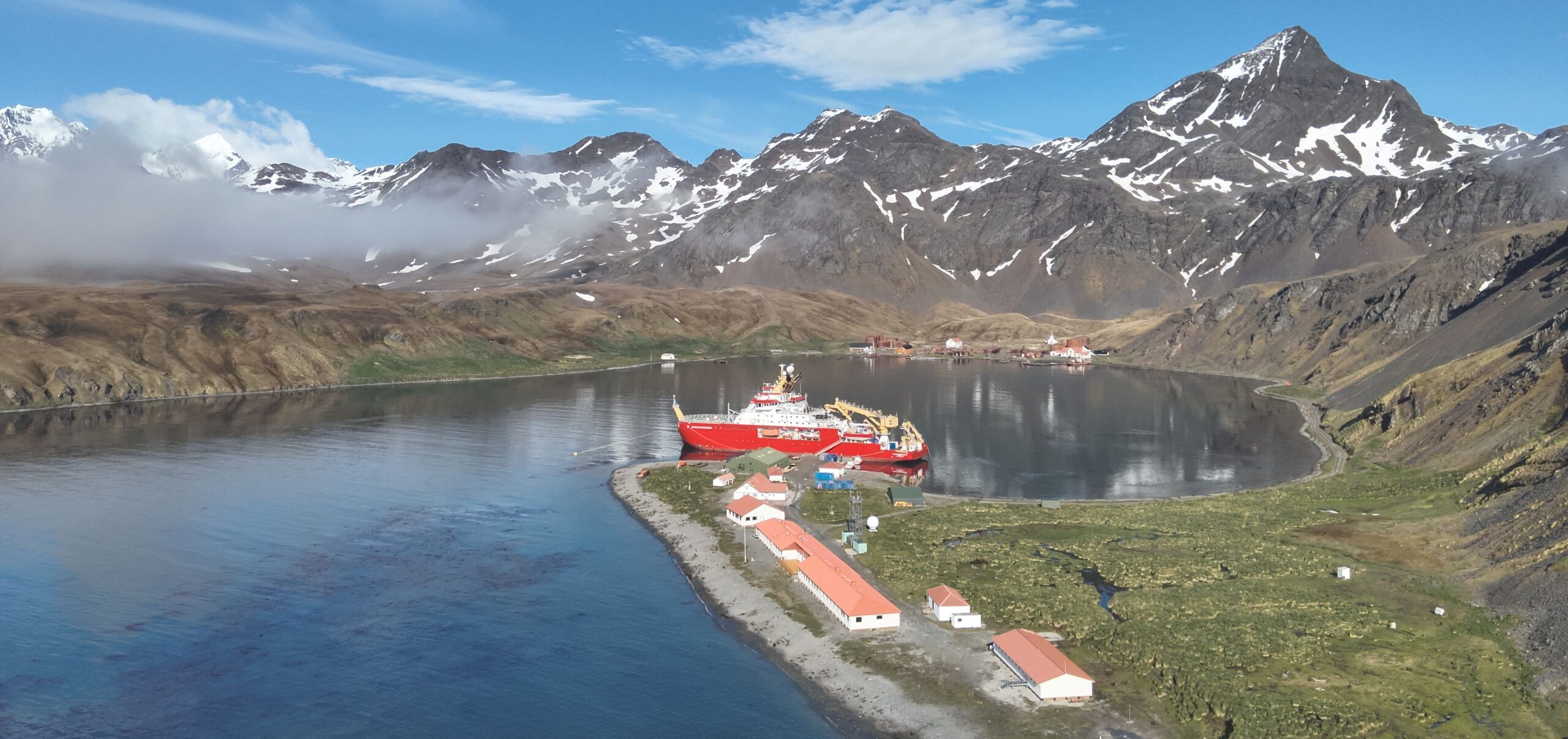 The King Edward Point applied fisheries Reserach Station on South Georgia