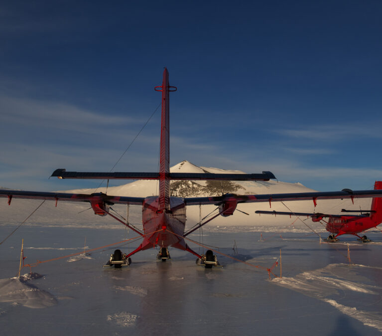 Sky Blu field station and blue ice runway