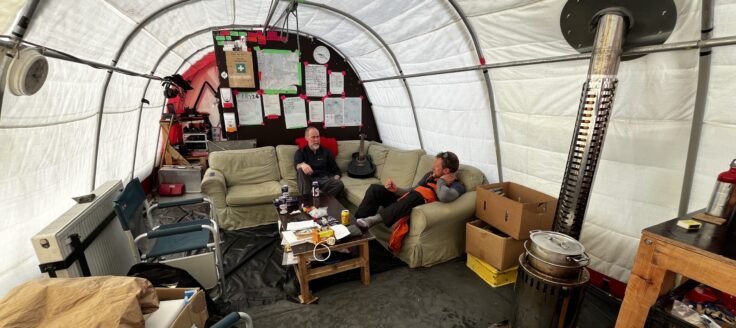 Sky Blu field station living spaceI