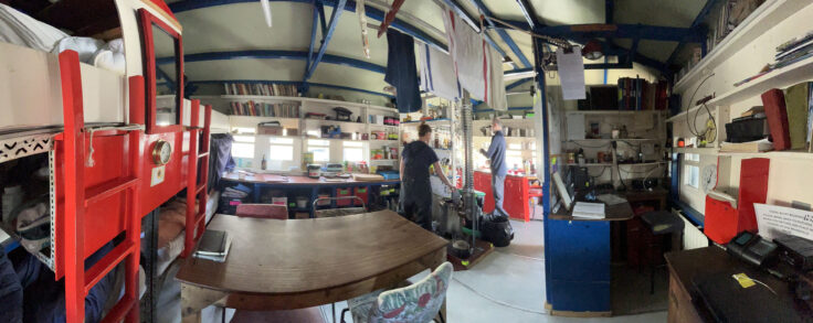 Fossil Bluff Cottage interior