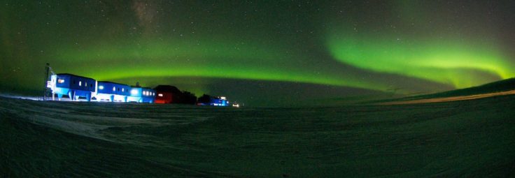 A large body of water.