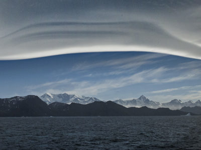 Panorama view of South Georgia looking SSW