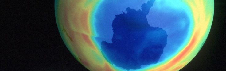 NASA image of the ozone hole over Antarctica (NASA)
