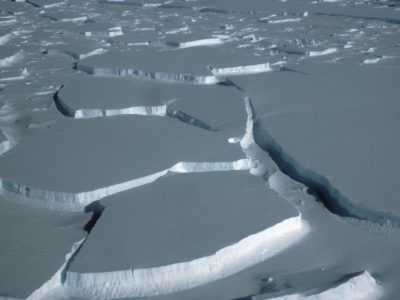 The break up of Wilkins Ice Shelf