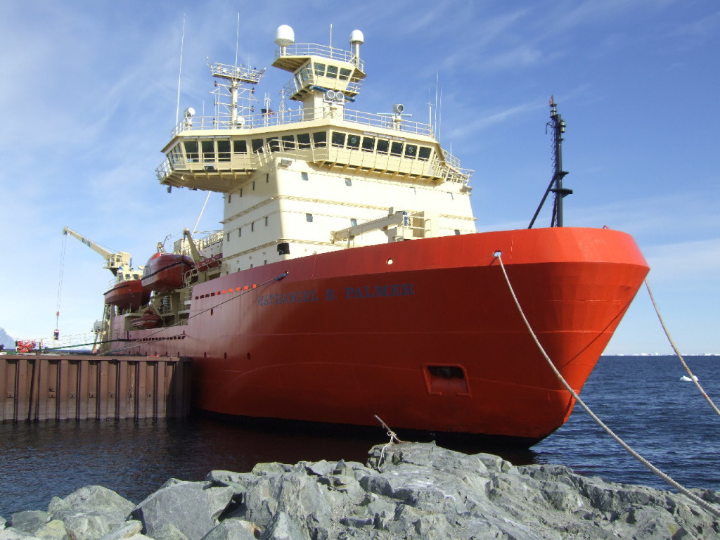 Alongside at Biscoe Wharf.