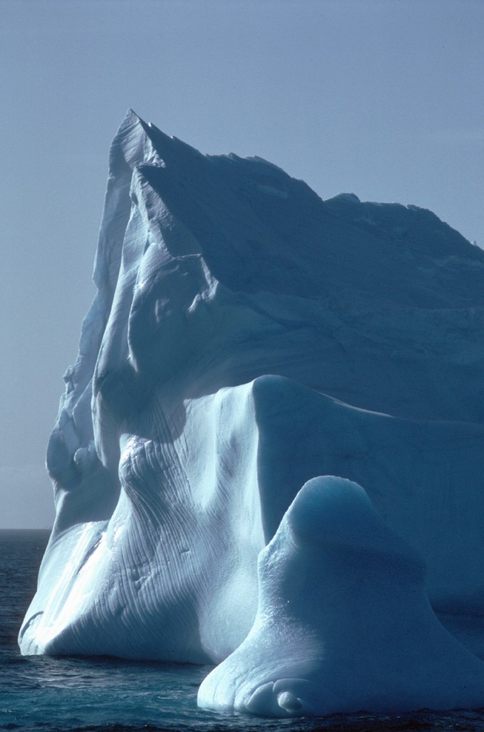 Sculptured Ice berg in the Weddell sea