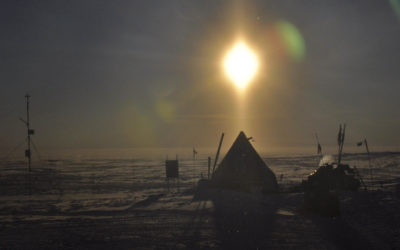 field camp on the Rutford Ice Stream