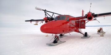 Twin Otter aircraft with atmospheric data kit