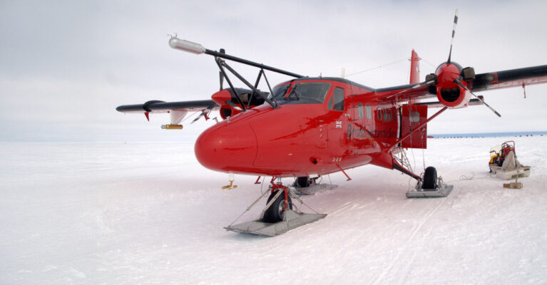 Twin Otter aircraft with atmospheric data kit