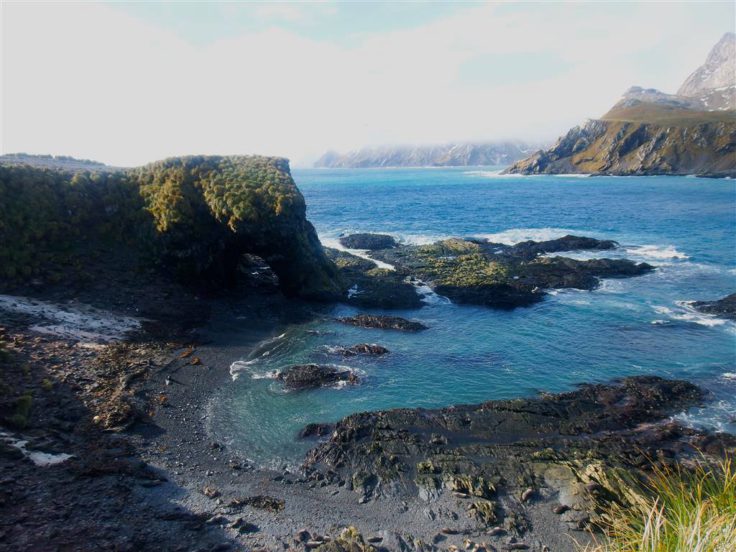 Exploring new parts of the island: this bay is called Natural Arch and was a great place to stop for a picnic. (Lucy Quinn)