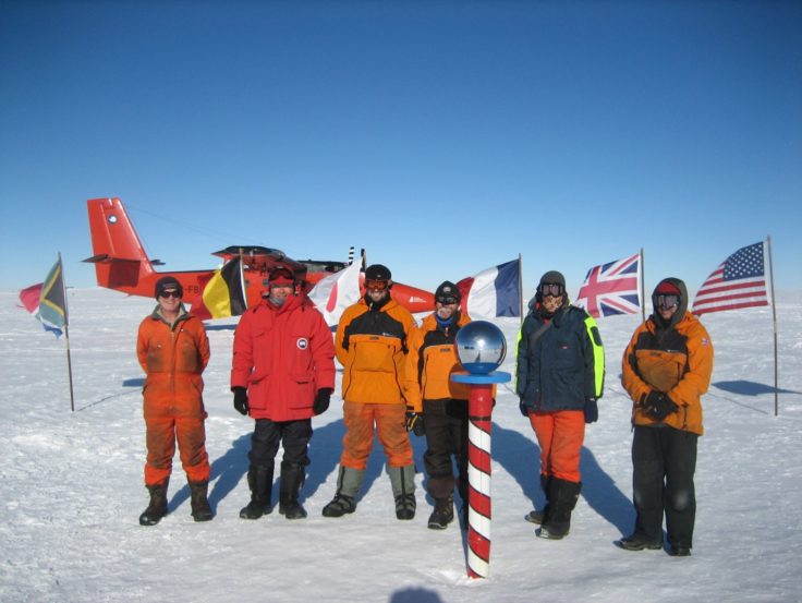 Final team photo at the South Pole