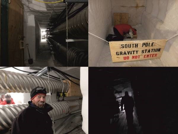 tunnels at south pole station