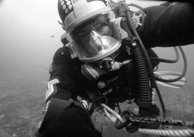 Diver at Rothera