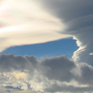 Lenticular clouds over James Ross Island, Antarctic Peninsula.