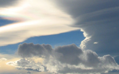 Lenticular clouds over James Ross Island, Antarctic Peninsula.
