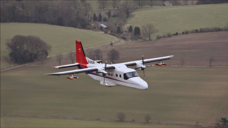The Dornier 228 aircraft operated by the NERC ARSF