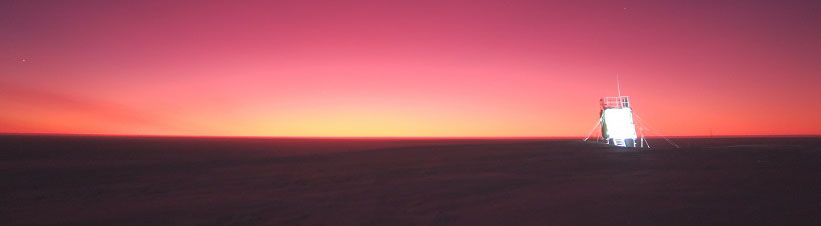 A sunset over a body of water.