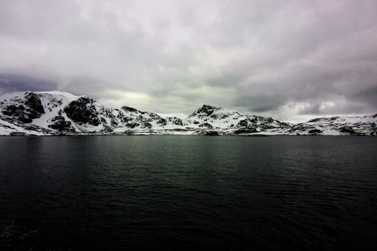 A large body of water.