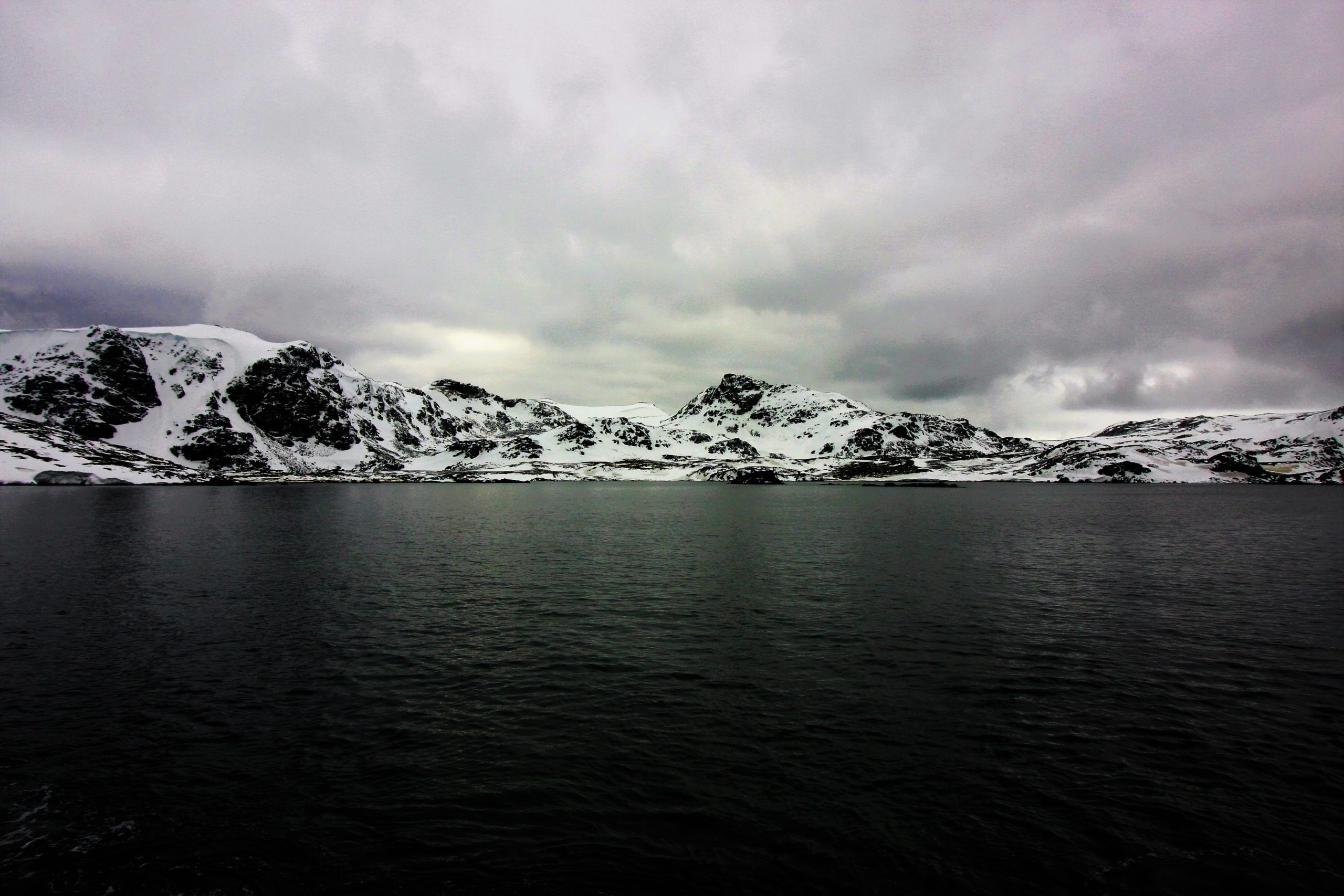 A large body of water.