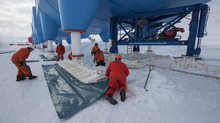 Halley relocation - module leg