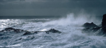 South-westerly gale at Bird Island