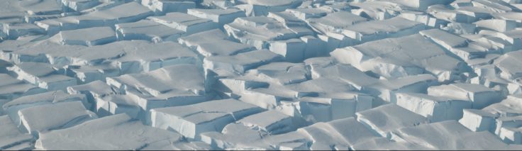 A view of a large rock.