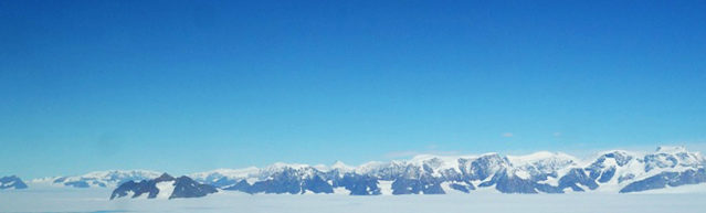 A view of a snow covered slope.
