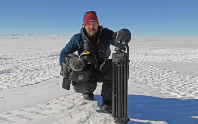 Pete Buckrout during filming at SLE