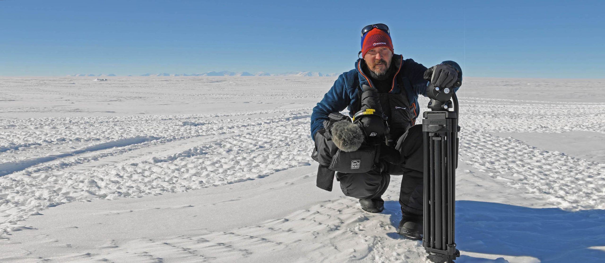 Pete Buckrout during filming at SLE