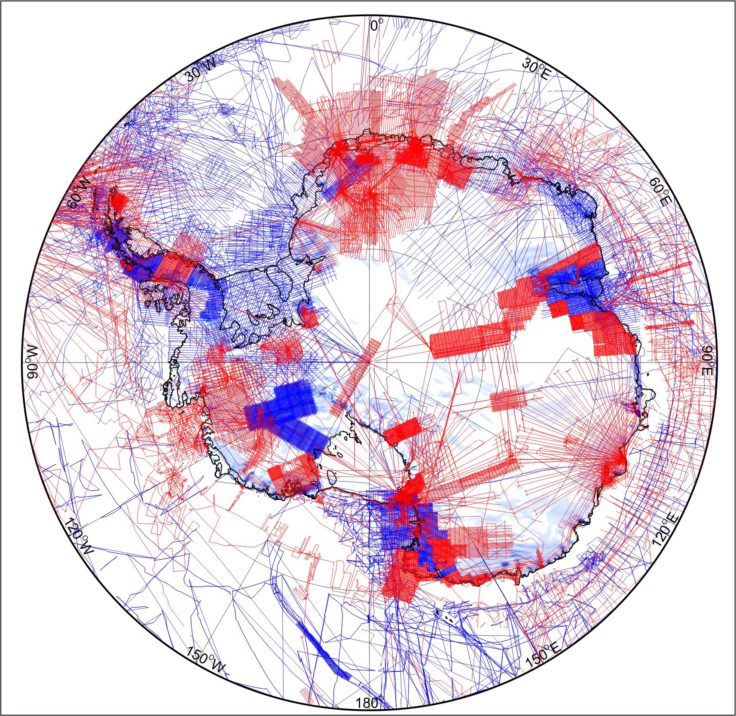 New magnetic anomaly map unveil Antarctica - British Antarctic Survey