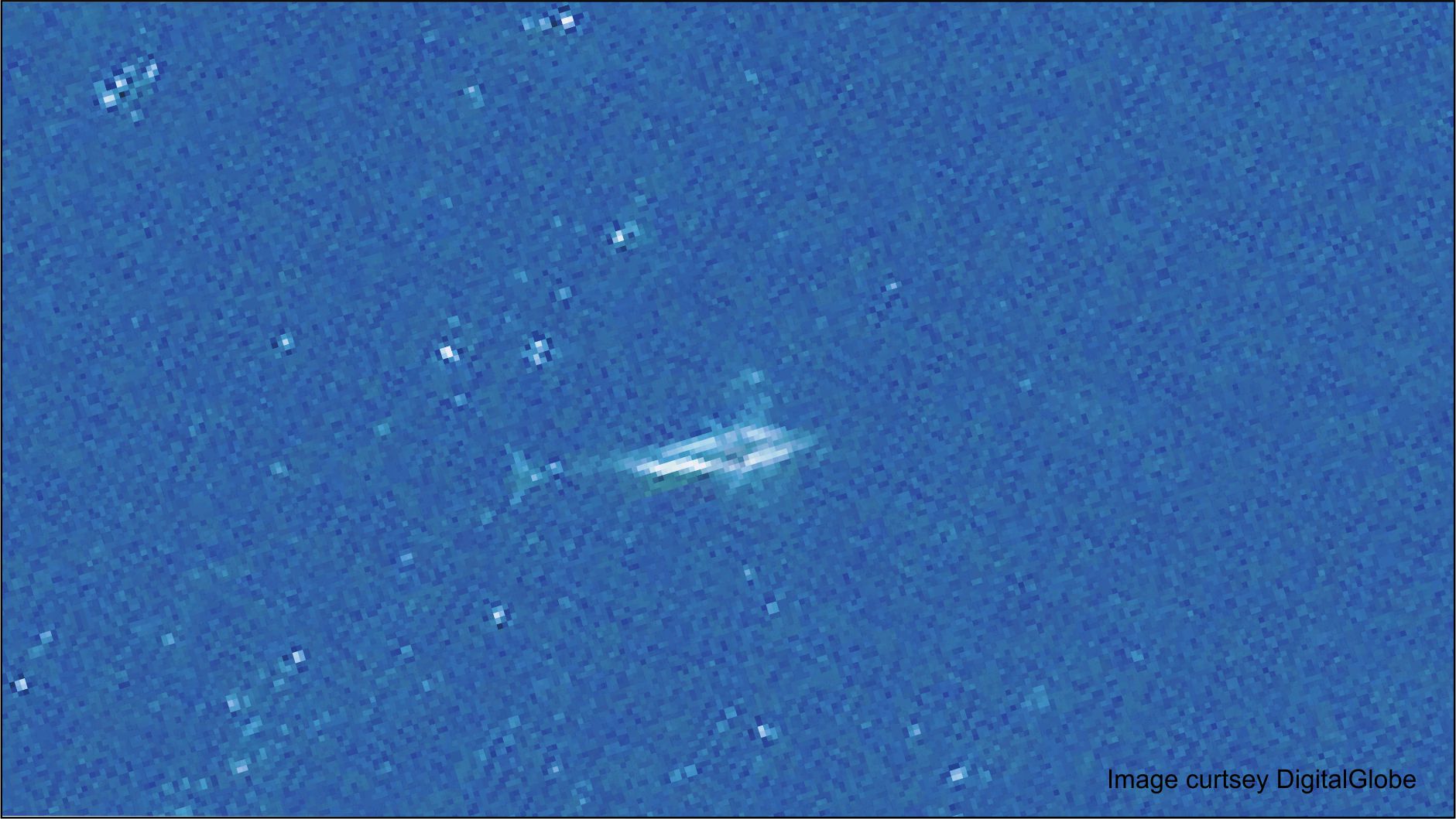 A close up of a blue wall.