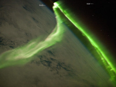 Aurora Australis from the ISS