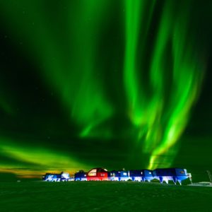 A large body of water.