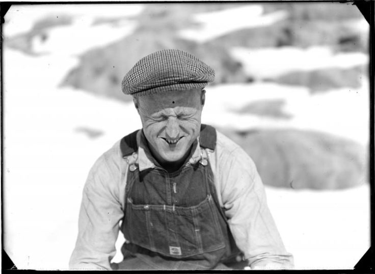 Gwion Davies, Port Lockroy, 2nd November 1944. (Photographer: E. Mackenzie (I.M. Lamb). Archives ref: AD6/19/1/A59)