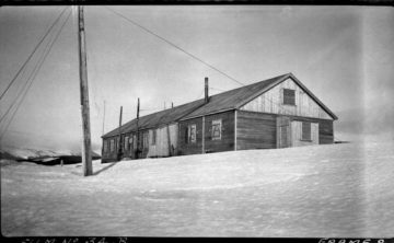 Bleak House, Whalers Bay, Deception Island, 4th January 1946. Photographer: A W Reece. Archive ref: AD6/19/1/B134/8