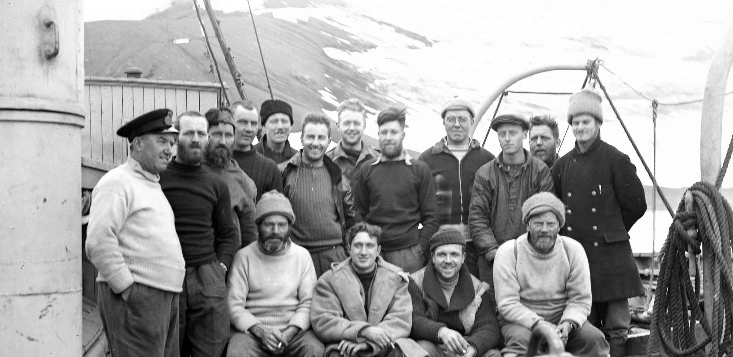 Hans schmidt, leif ericson posing for a photo.