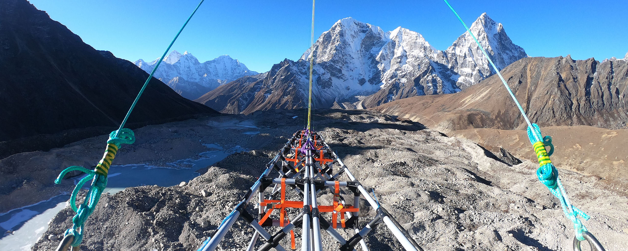 Radar work in the Himalaya