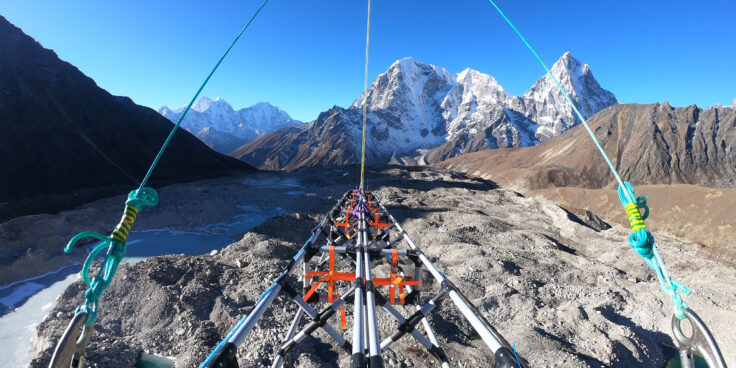 Radar work in the Himalaya