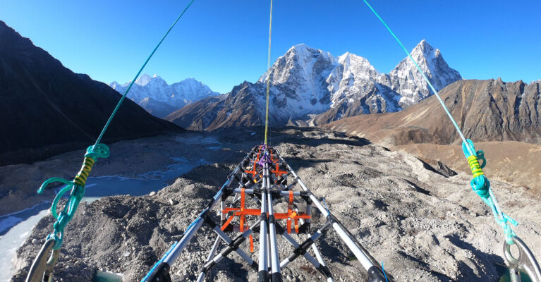 Radar work in the Himalaya