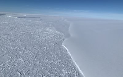 A large snowfield