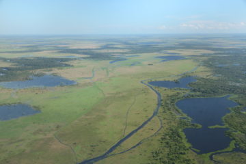 A view of a mountain.
