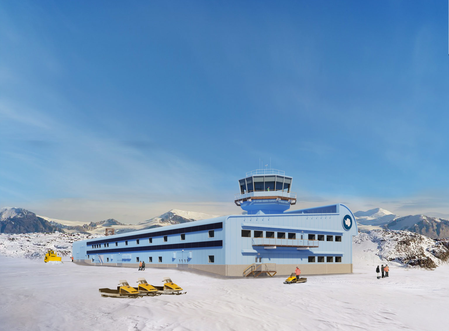 New building at Rothera breaks ground - British Antarctic Survey - News