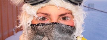 A person wearing a hat.