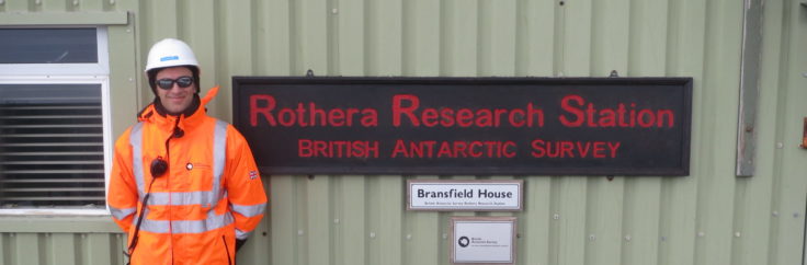 Photo of Christopher Robert Lloyd at Rothera Research Station