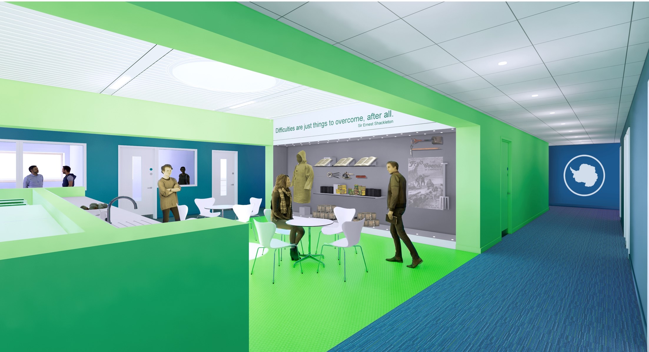 Visualisation of break-out space in new Discovery Building