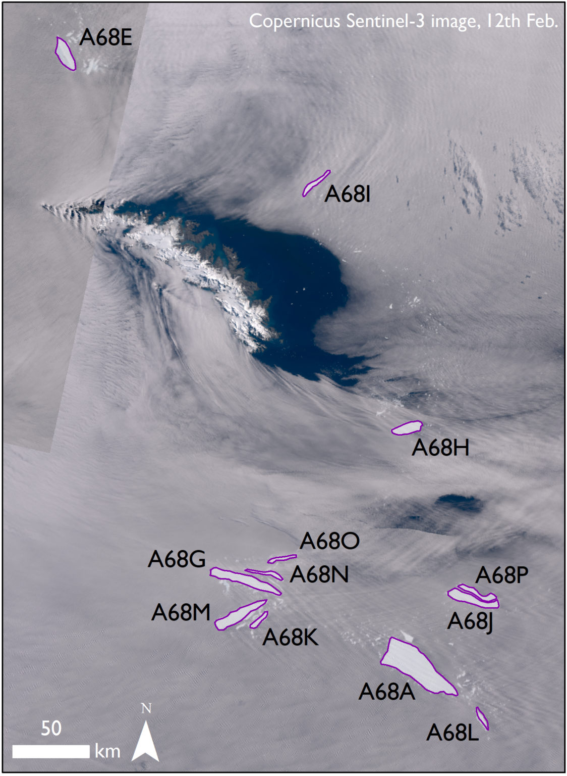 Robotic gliders deployed on giant iceberg mission - British Antarctic ...