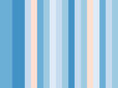 Chart showing climate temperature records from the Arctic in a blue to red colour scale